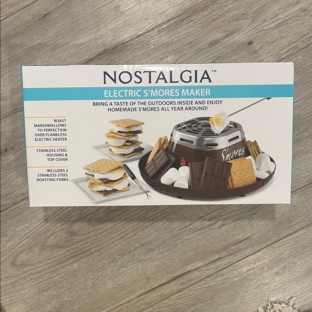 Nostalgia S'mores Maker with Stainless Steel Top